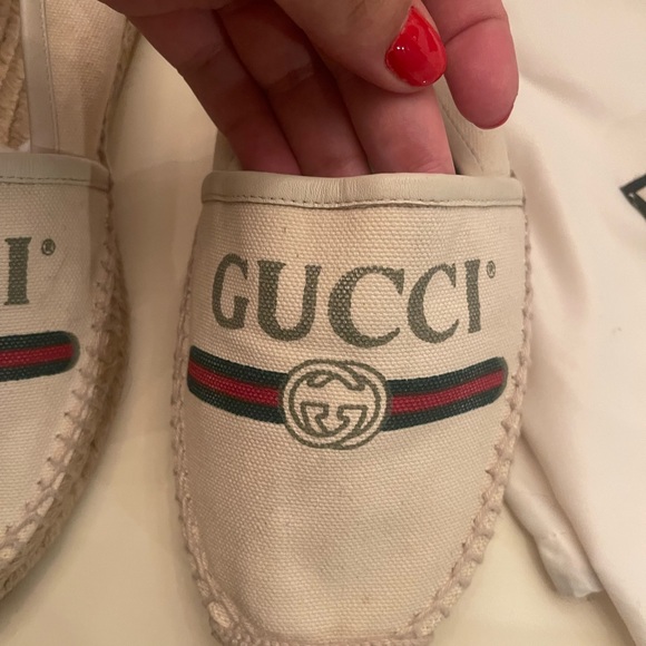 Espadrilles Gucci original hardly used excellent condition size 9 - Picture 5 of 7